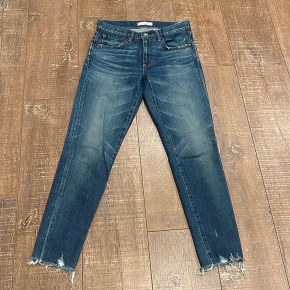 Moussy Vintage Tyrone Mid-Rise Cropped Distressed Jeans - Picture 7 of 11